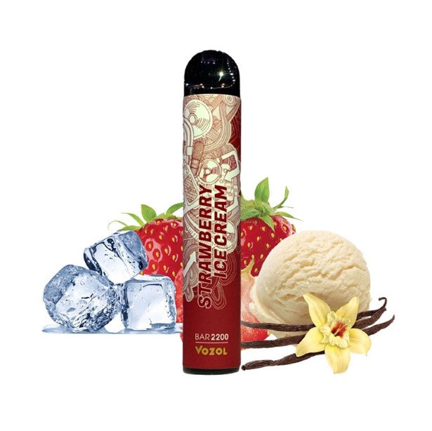 Vozol 2200 Strawberry ice Cream